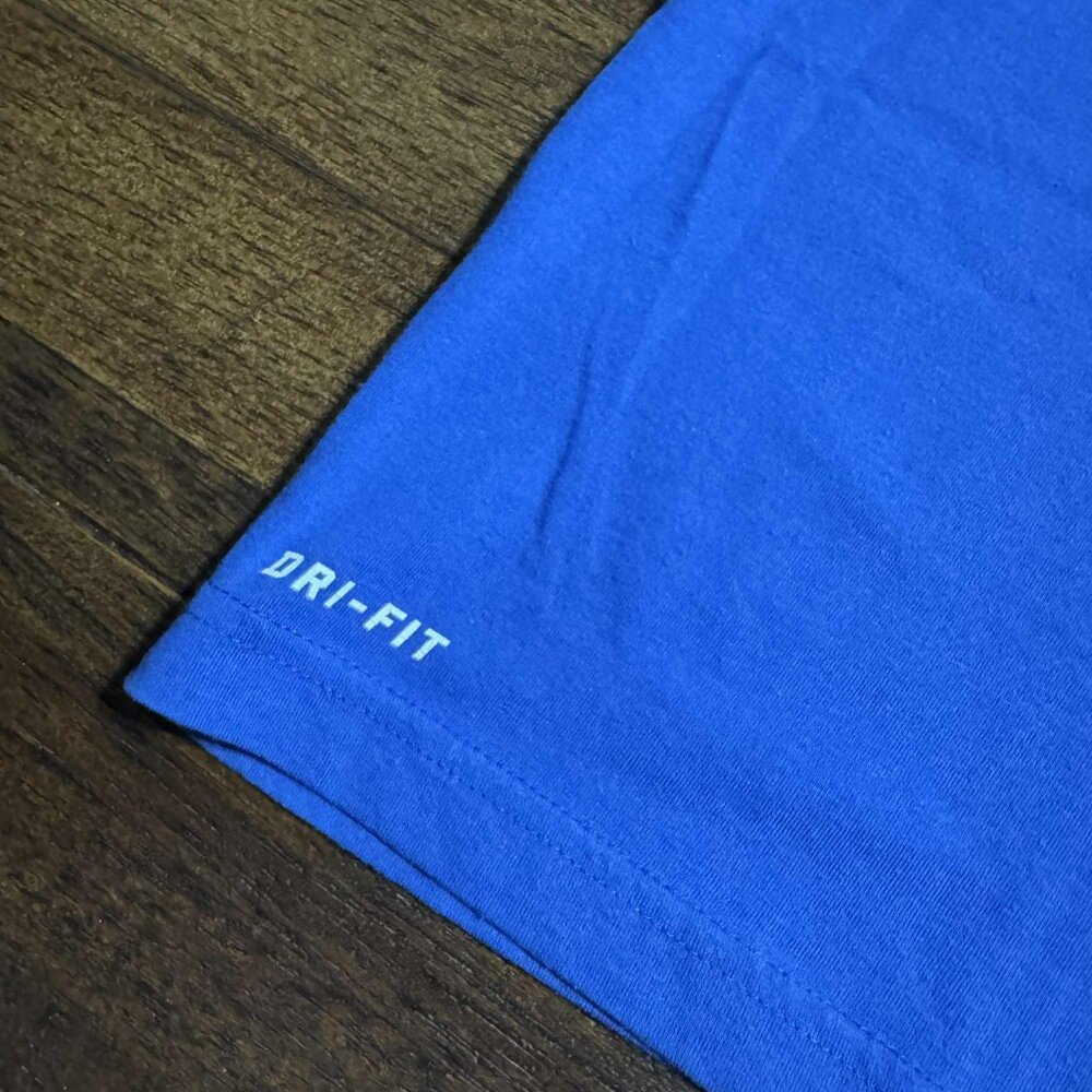 Vintage NIKE Dri-fit HOPE Livestrong Men’s XL T-shirt Blue Yellow *RARE - Picture 9 of 13